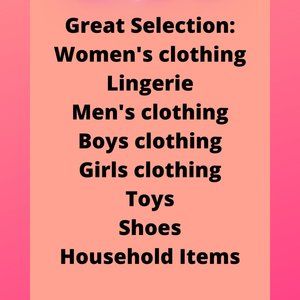 Great closet selection